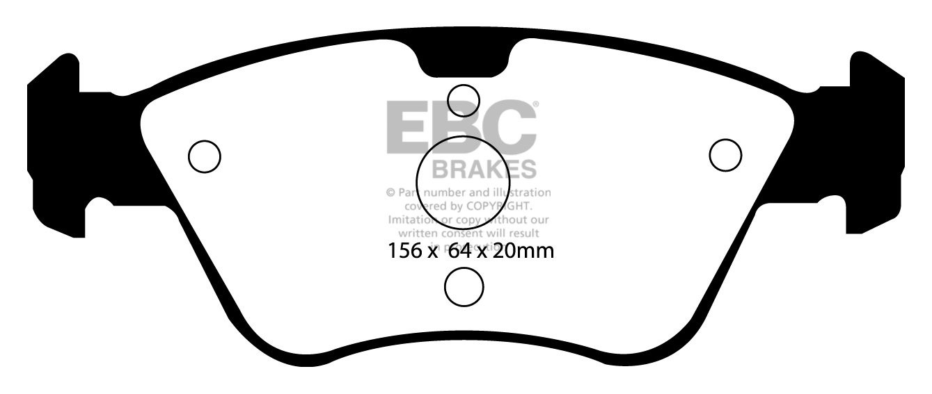EBC Brakes MERCEDES E-Class (W211) E280 D 4-Matic 2005-2009 Remb