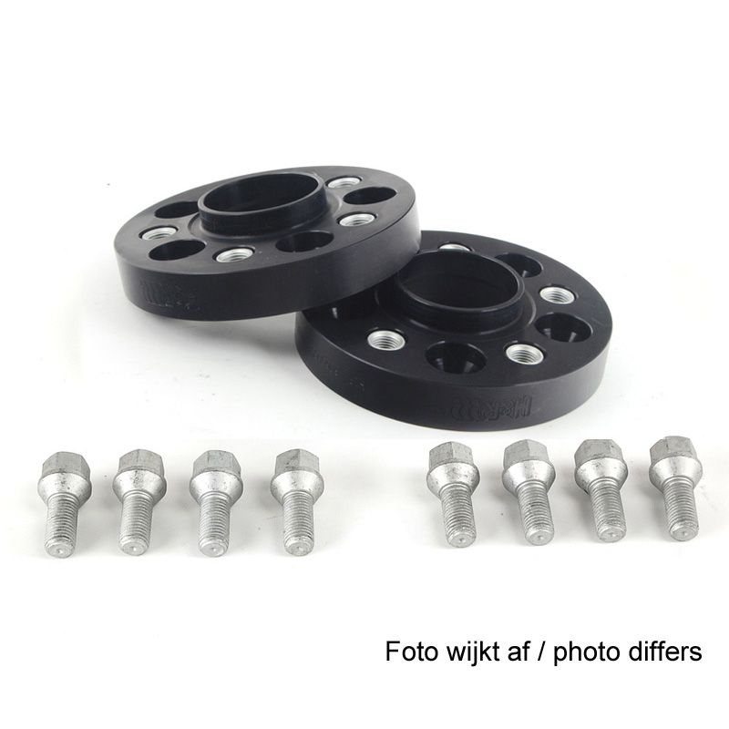 H&R DRA-Systeem Spoorverbreders 30mm 5x114,3 - Naaf 67,0mm - Boutmaat M14x1,5 -   Alfa/Ferrari/Maserati - Zwart