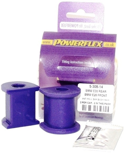 BMW E36 3 Series Compact Rear Roll Bar Mounting Bush 14mm - Powe