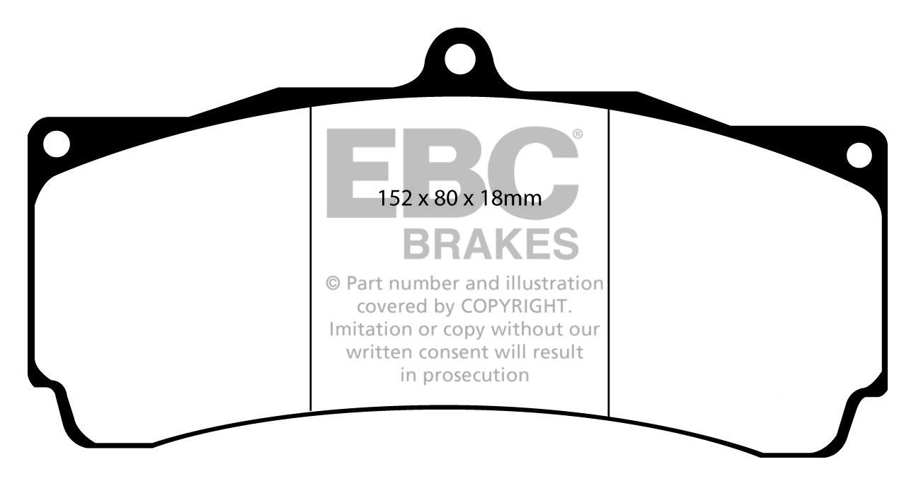 EBC Brakes BMW 335 xDrive 3.0 Twin Turbo (E91) 2010-.. Remblokke