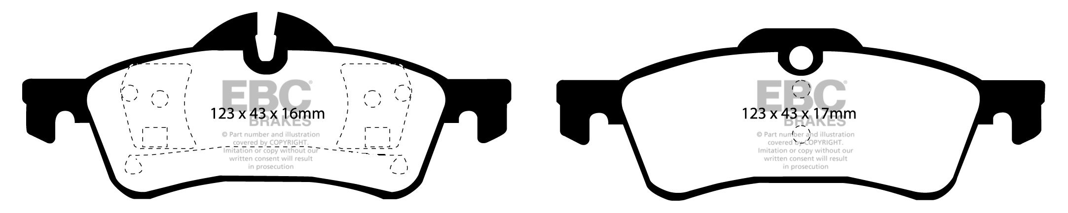 EBC Brakes BMW Mini Cabrio 1.6 Supercharged Cooper S 2004-2008 R
