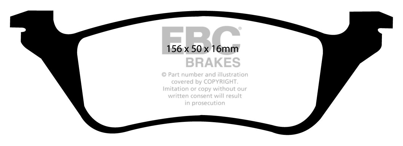EBC Brakes CHRYSLER (USA) Voyager 2.5 TD 2002-2007 Remblokken ac