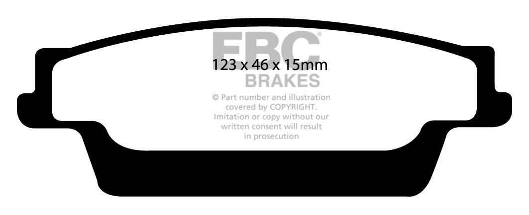 EBC Brakes CADILLAC STS 3.6 Performance Package 2005-2008 Remblo