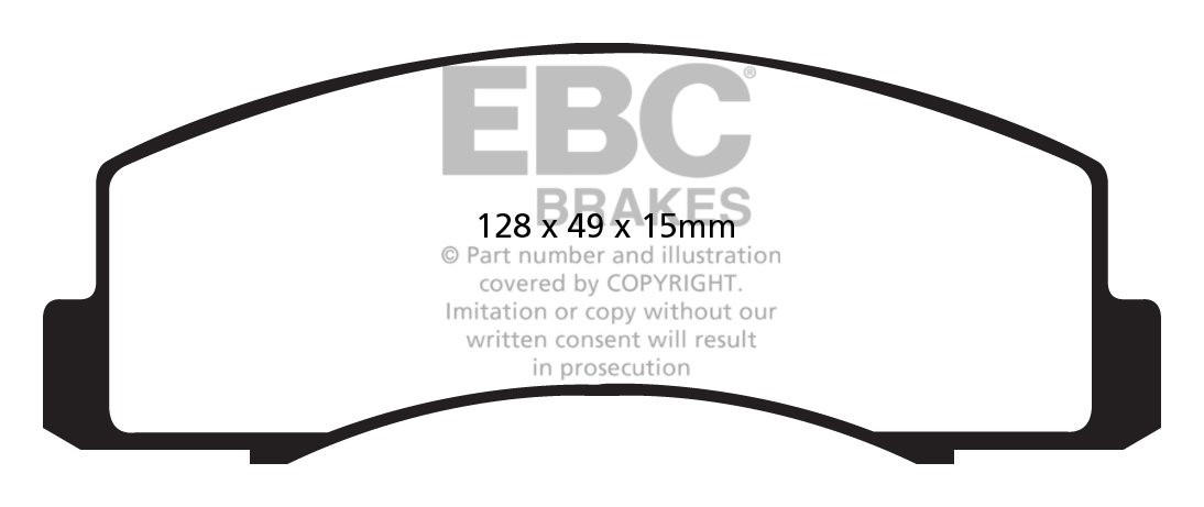 EBC Brakes HOLDEN (Aust/NZ) Apollo 2.0 89-93 Remblokken voorzijd