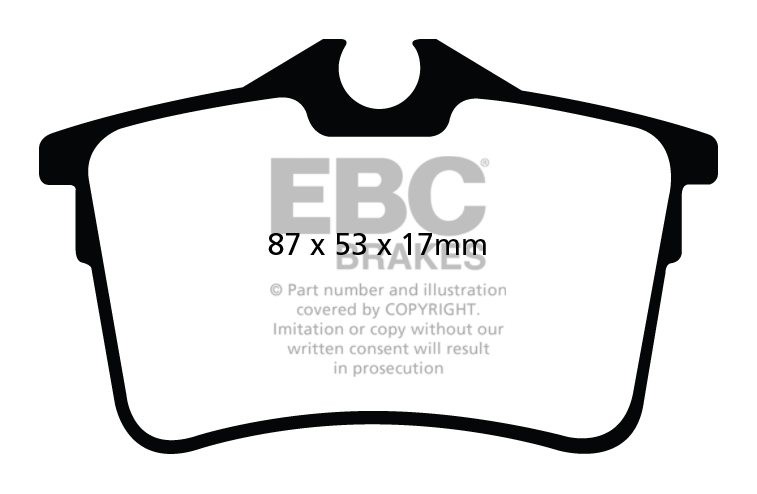 EBC Brakes PEUGEOT Partner Tepee 1.6 TD (110) 2008-.. Remblokken