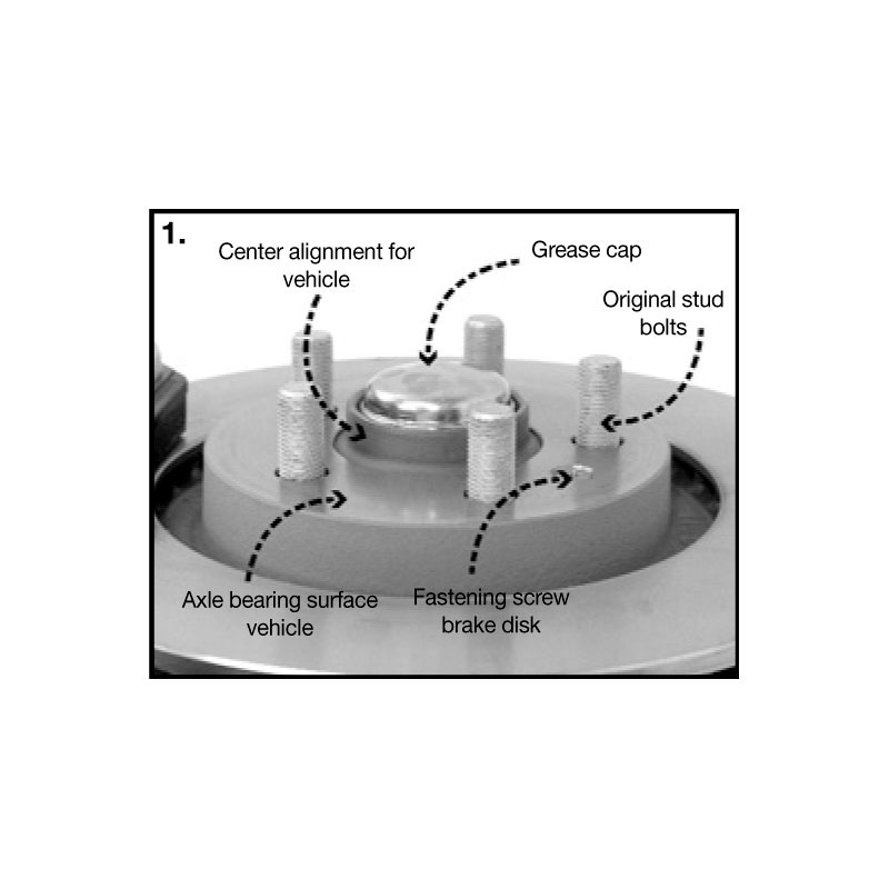 H&R DRM-Systeem Spoorverbreders 45mm 5x114,3 - Naaf 67,1mm - Boutmaat M12x1,5 -   Dodge/Ford/Hyundai/Kia/Mazda/Mitsubishi/Toyota