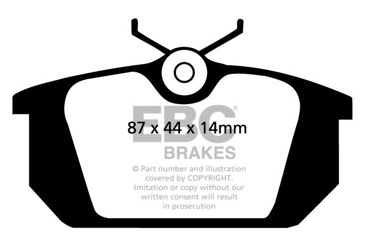 EBC Brakes ALFA ROMEO Alfa 146 1.4 95-96 Remblokken achterzijde