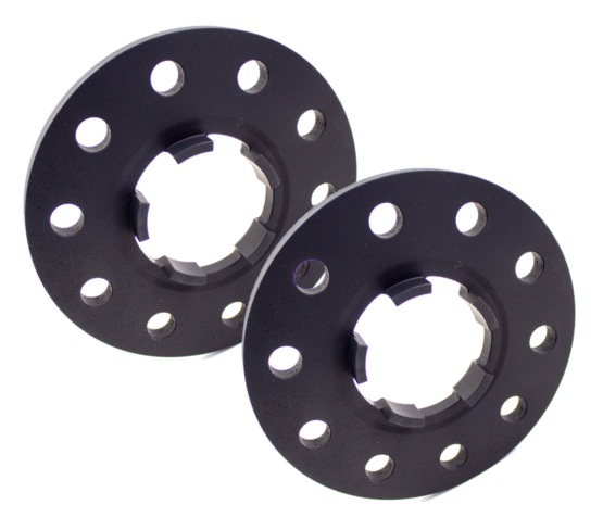 Spoorverbreders Porsche 5x130 71,6 M14x1,5 10mm 5 tant Zwart