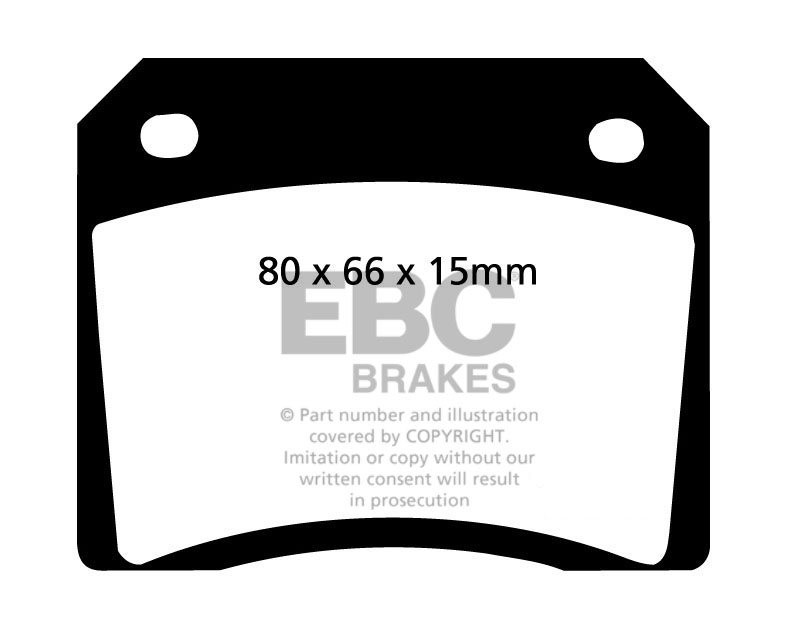 EBC Brakes JENSEN Interceptor 7.2 71-76 Remblokken achterzijde r