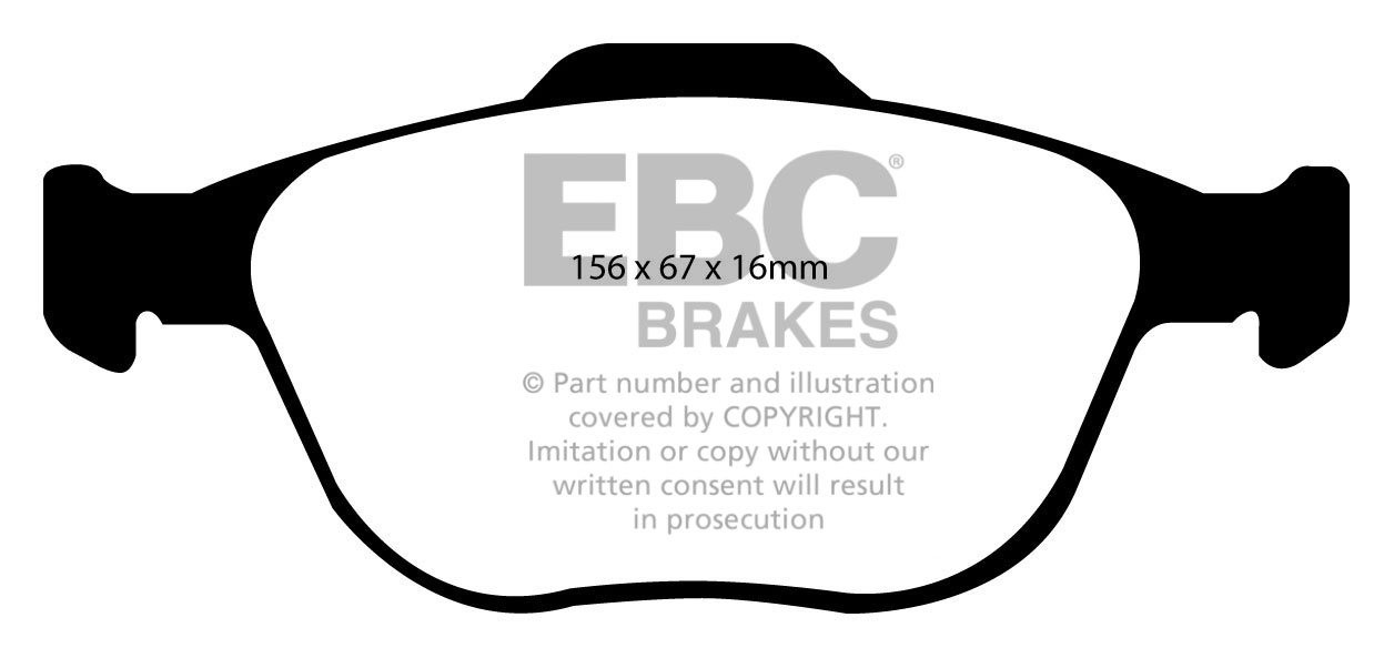 EBC Brakes FORD BEDRIJFSWAGEN Transit Connect 1.8 2002-.. Remblo