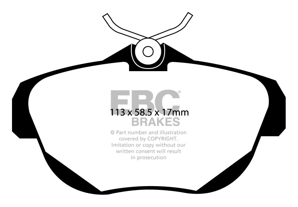 EBC Brakes PEUGEOT Expert Tepee 2.0 TD (120) 2007-.. Remblokken