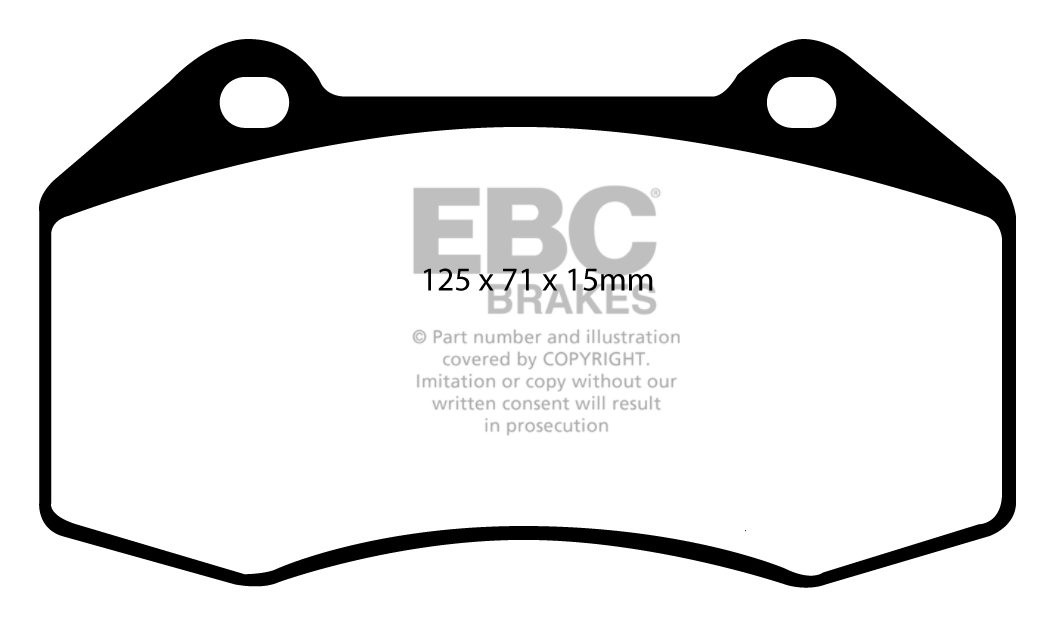 EBC Brakes RENAULT Megane 2.0 Turbo (225) 2004-2006 Remblokken v