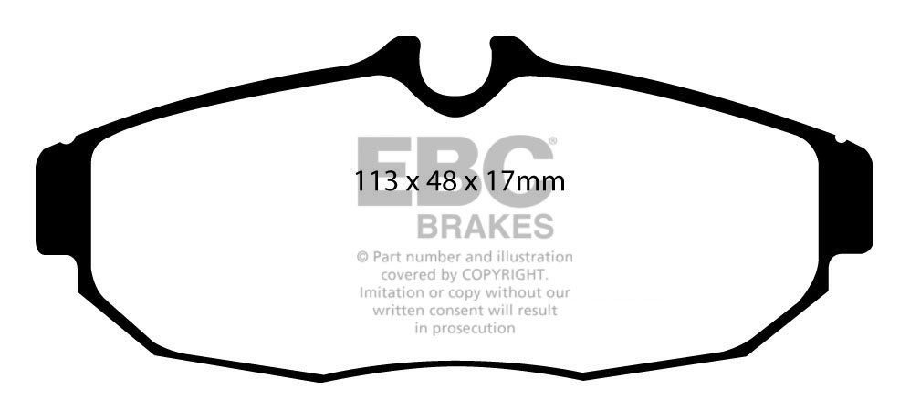 EBC Brakes FORD Mustang 4.0 2005-2010 Remblokken achterzijde