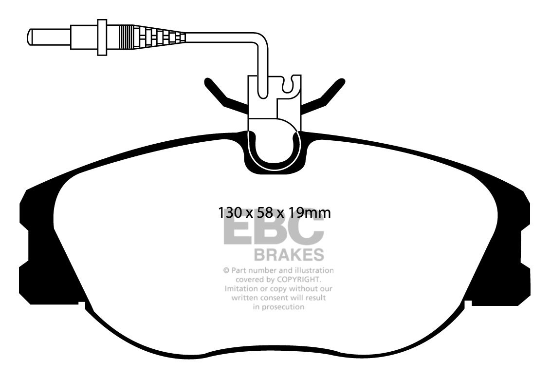 EBC Brakes PEUGEOT BEDRIJFSWAGEN Expert 1.9 TD 96-2000 Remblokke
