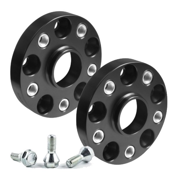 Spoorverbreders Skoda 5x112 57,1 M14x1,5 40mm zwart
