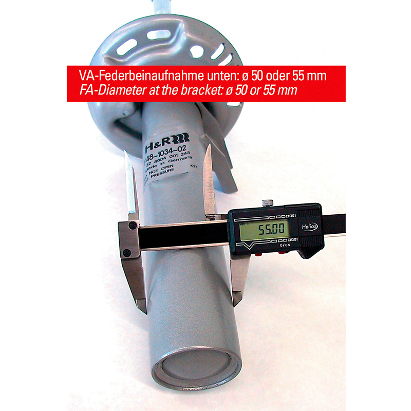 H&R Comfort Kit A3 8P / VW Golf 5 / 2003- tot 1020kg Ø55mm VA35/AA35mm