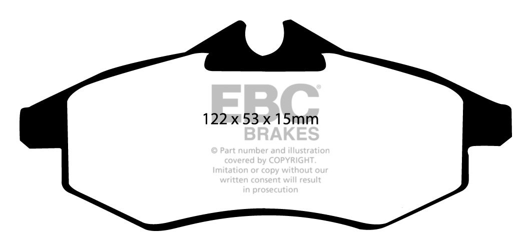 EBC Brakes VOLVO Amazon/120/130 2.0 68-71 Remblokken voorzijde