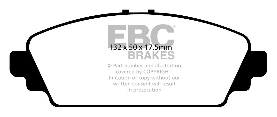 EBC Brakes HONDA Accord 1.6 (CH) 99-2003 Remblokken voorzijde