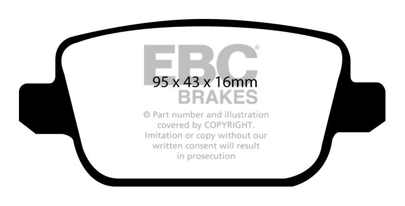 EBC Brakes FORD Galaxy 2.3 2006-.. Remblokken achterzijde greens
