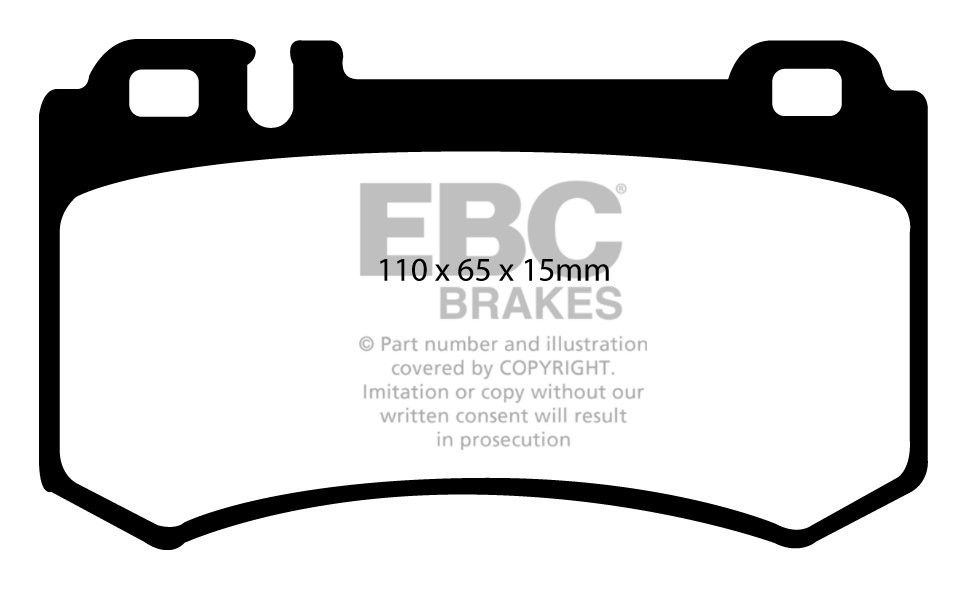 EBC Brakes MERCEDES SLK (R171) SLK55 AMG (5.4) 4 Pot Calipers 20
