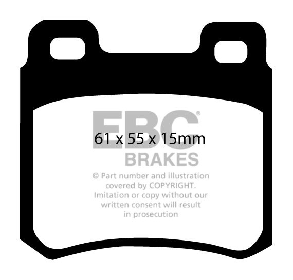 EBC Brakes MERCEDES C-Class (W202) C200 94-96 Remblokken achterz