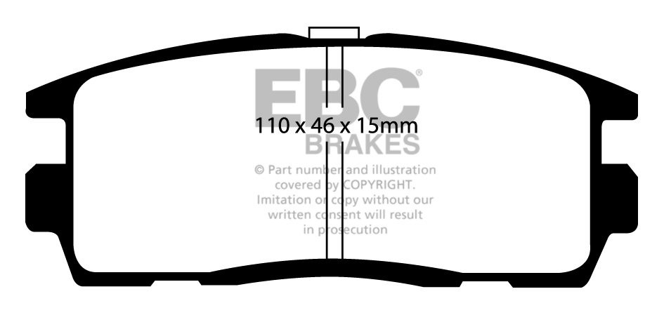 EBC Brakes VAUXHALL (OPEL) Antara 2.2 TD 2010-.. Remblokken acht