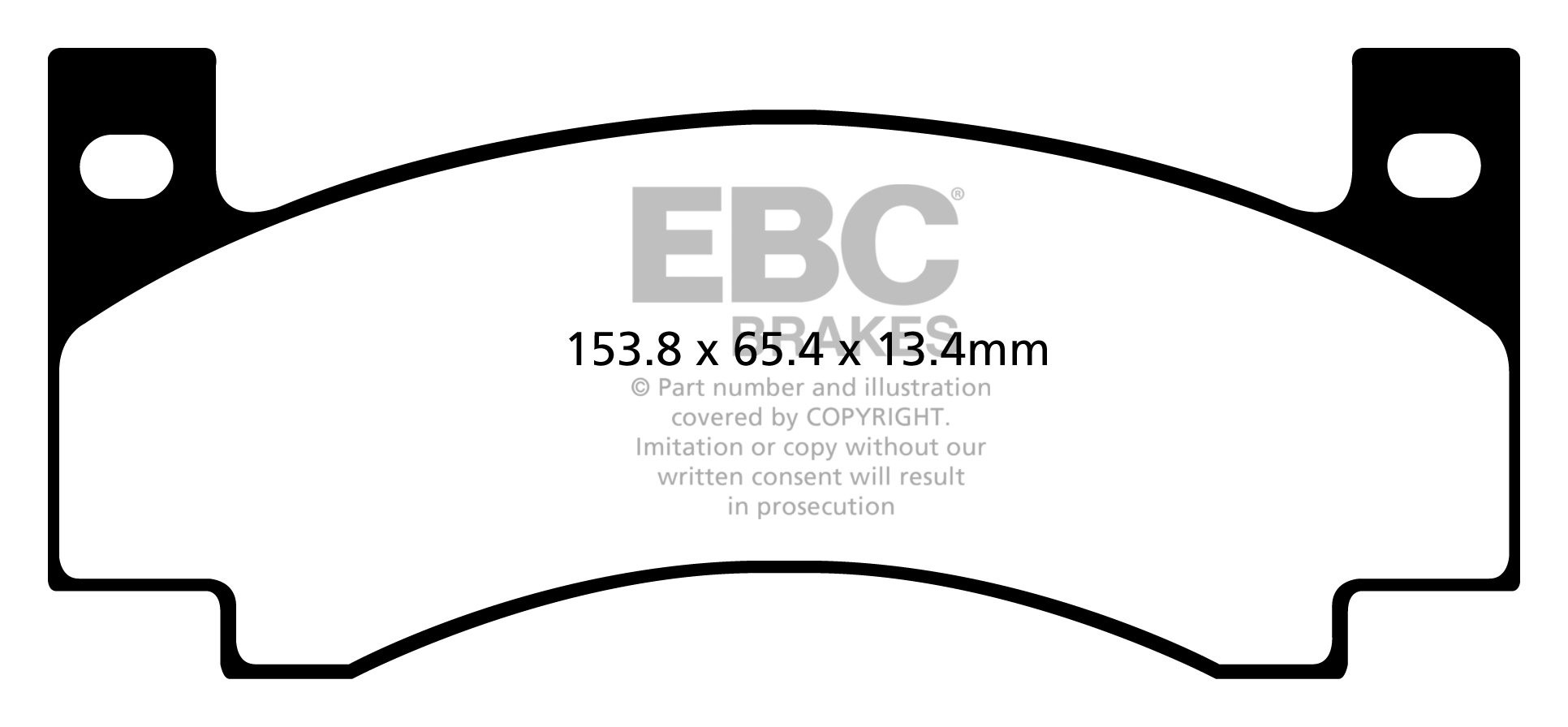 EBC Brakes DODGE (USA) Challenger 5.2 70-74 Remblokken voorzijde