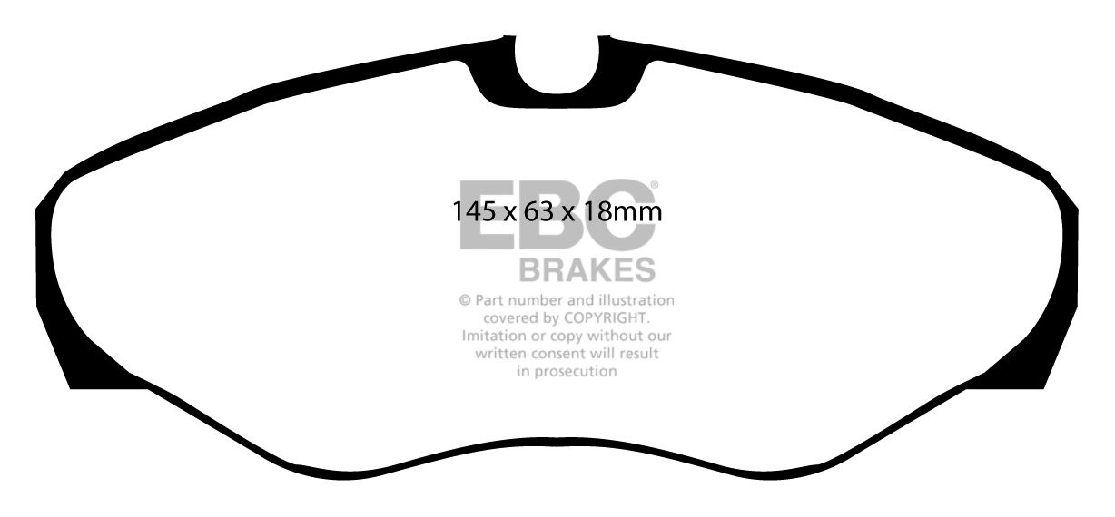 EBC Brakes OPEL Vivaro 2.0 2001-.. Remblokken voorzijde