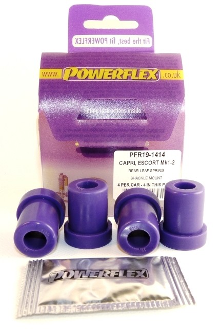 Ford Escort Mk1 Leaf Spring Shackle Mounts - PowerFlex PFR19-141
