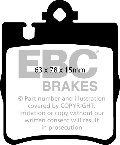 EBC Brakes MERCEDES E-Class (W210) E320 TD Sedan 97-2003 Remblok