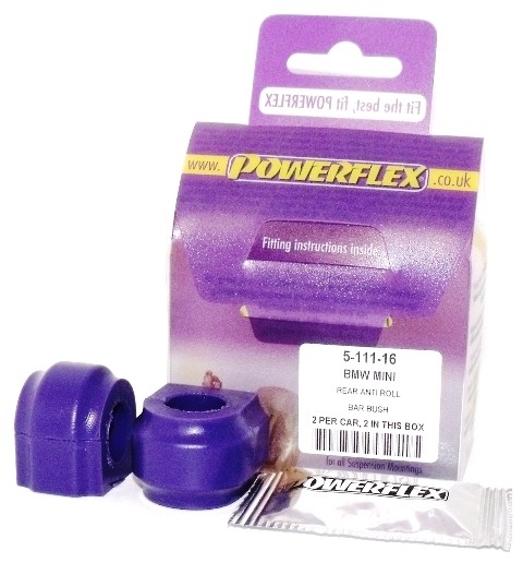 BMW Mini Generation 2 Rear Anti Roll Bar Bush 16mm - PowerFlex P