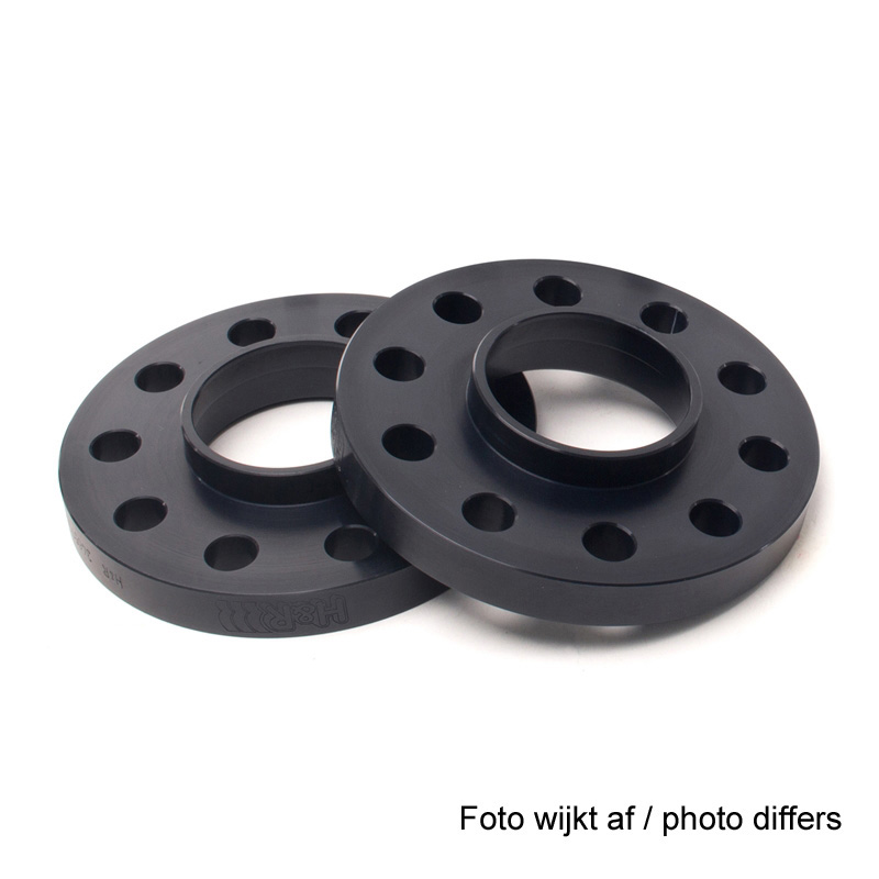 H&R DR-Systeem Spoorverbreders 15mm 5x114,3 - Naaf 66,0mm - Boutmaat M12x1,5 -   Nissan/Fiat/Renault/Opel/Mercedes/Dacia - Zwart