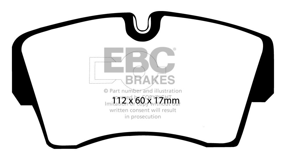 EBC Brakes VAUXHALL (OPEL) Senator 3.0 87-88 Remblokken voorzijd