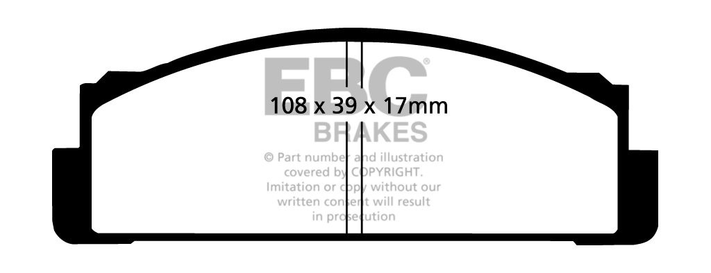 EBC Brakes PONTIAC Firebird 5.7 Performance Package 88-92 Remblo