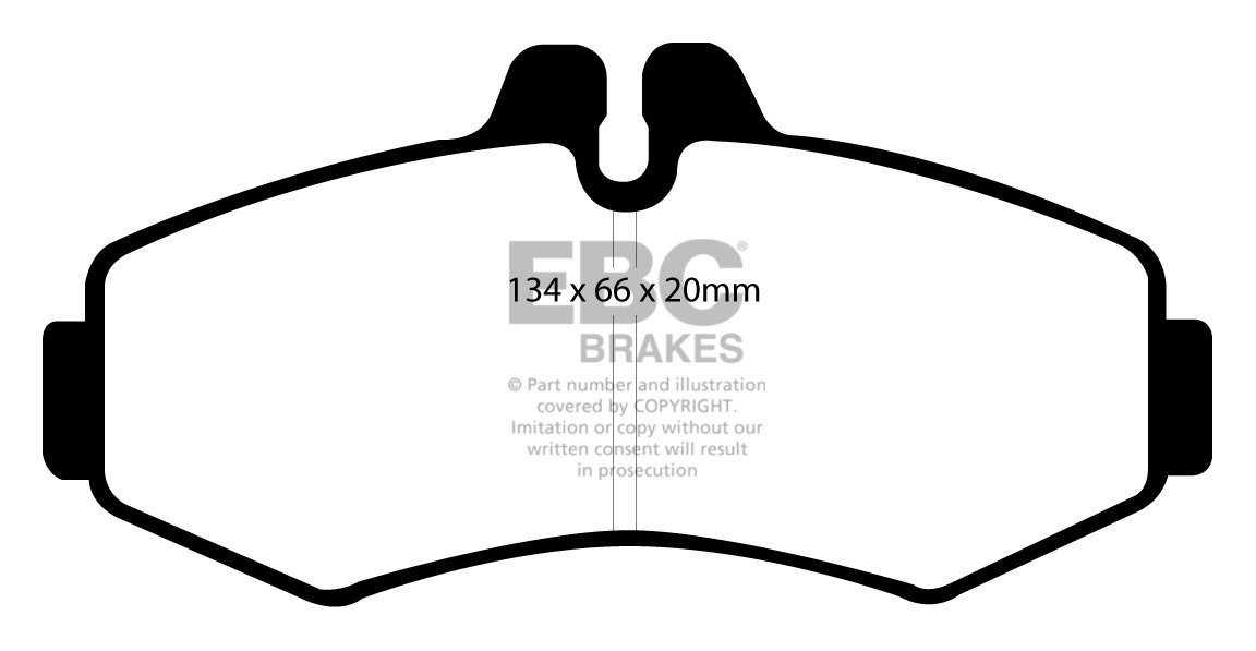 EBC Brakes NISSAN Violet 1.6 (710) 73-75 Remblokken voorzijde
