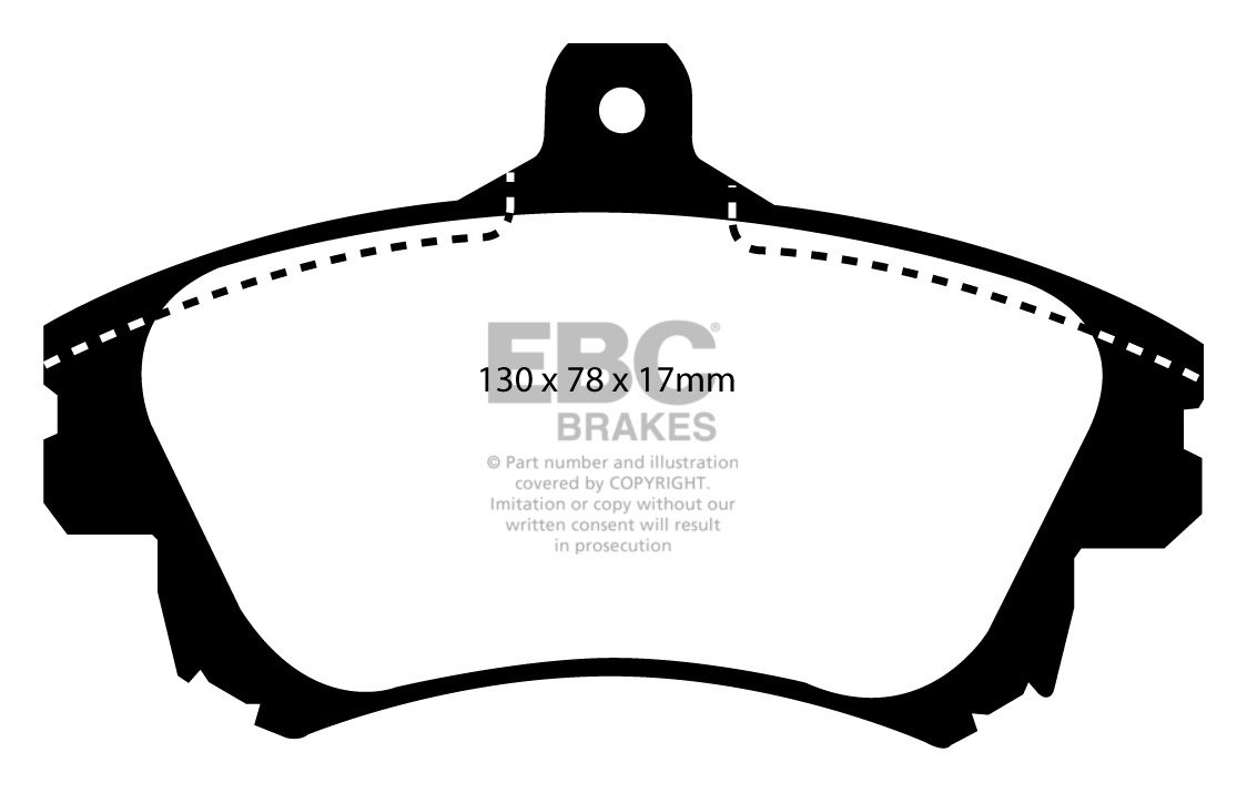 EBC Brakes VOLVO S40 2.0 98-2004 Remblokken voorzijde