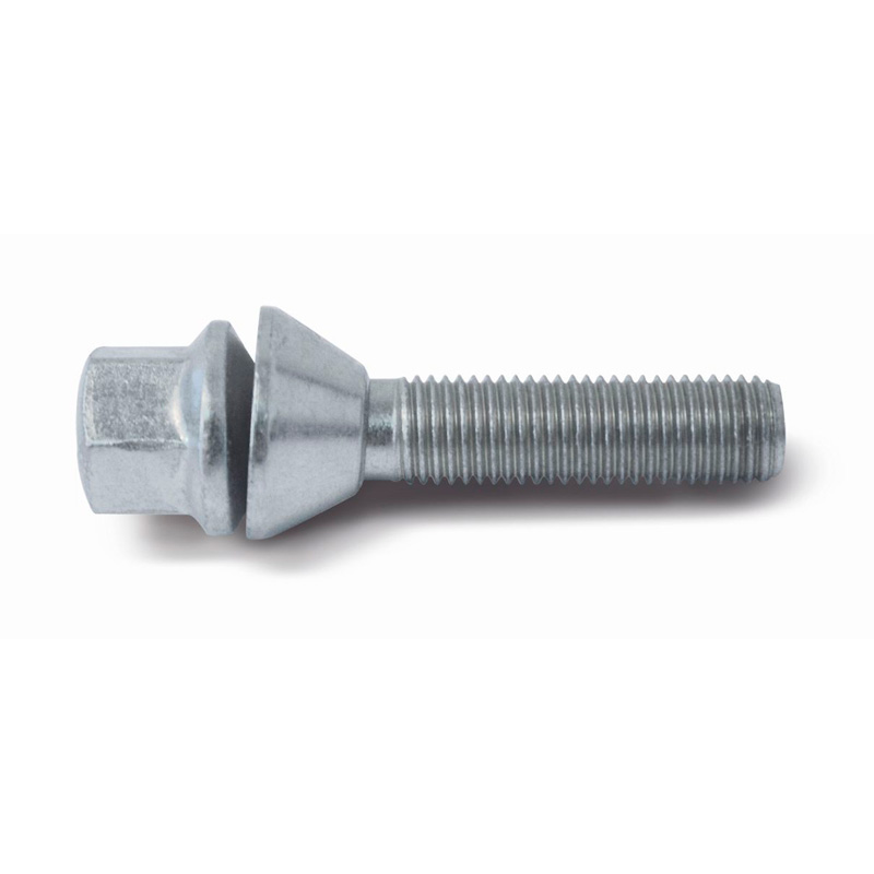 H&R Wielbout konisch met beweegbare ring M12x1.50 - Lengte 41mm (Bv.  Renault, Saab)