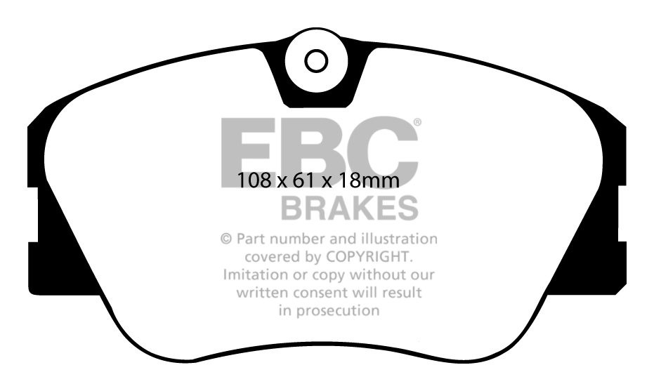 EBC Brakes MERCEDES E-Class (W124) E250 D Sedan 93-95 Remblokken