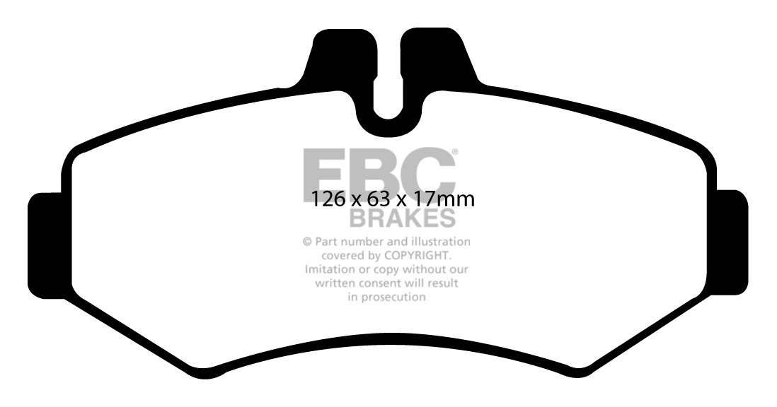 EBC Brakes MERCEDES BEDRIJFSWAGEN Sprinter 214 2.3 2000-2006 Rem