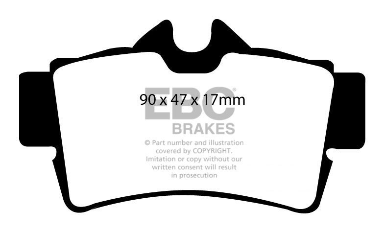 EBC Brakes FORD Mustang 5.0 Cobra 94-95 Remblokken achterzijde