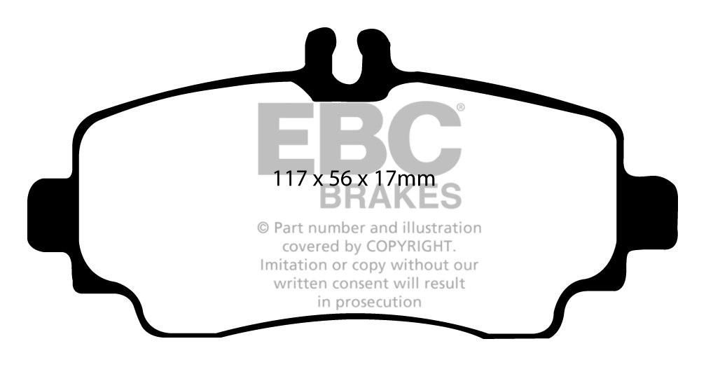 EBC Brakes MERCEDES A-Class (V168) A170DL (1.7TD) 2001-2004 Remb