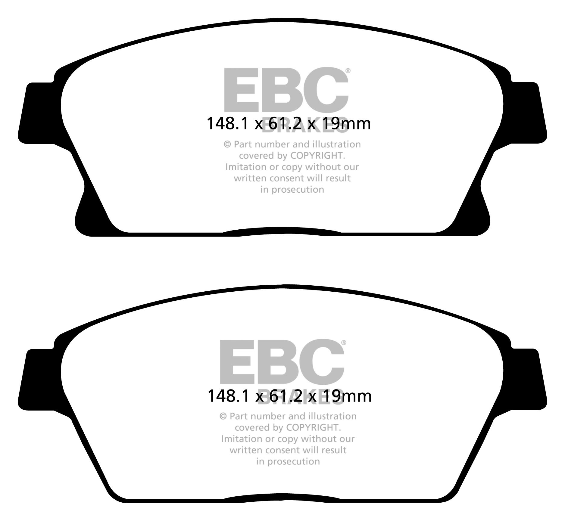 EBC Brakes OPEL Astra J 1.4 Turbo -120 2010-.. Remblokken voorzi