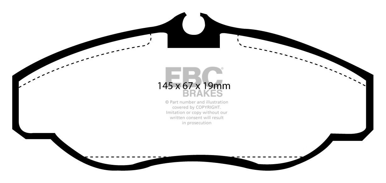 EBC Brakes LAND ROVER Range Rover 4.0 96-2002 Remblokken voorzij