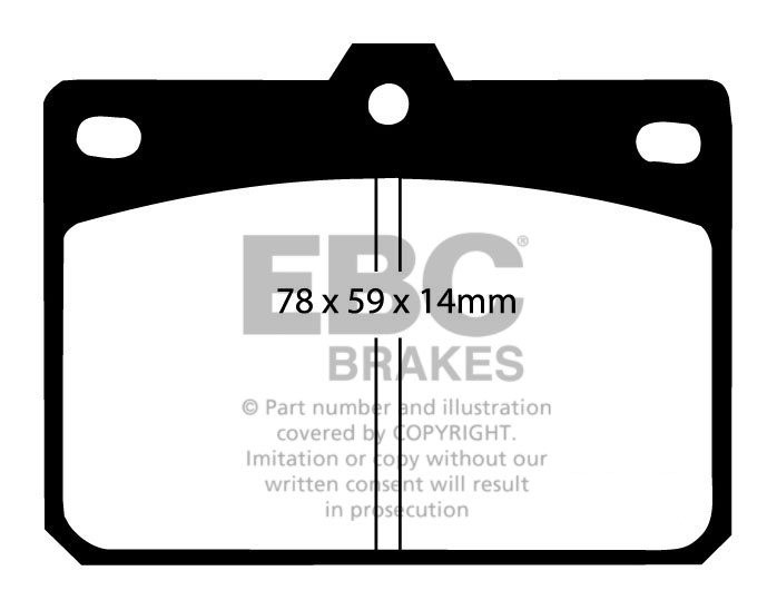 EBC Brakes CITROEN Grand C4 Picasso 1.6 2008-.. Remblokken achte