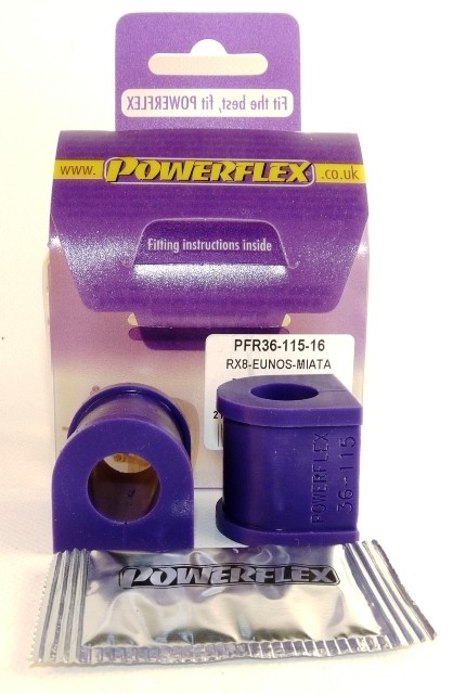 Mazda RX8 Rear Anti Roll Bar Bush 16mm - PowerFlex PFR36-115-16