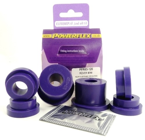 Rover Mini Rear Sub Frame Mounting Kit (1976 on) - PowerFlex PFR