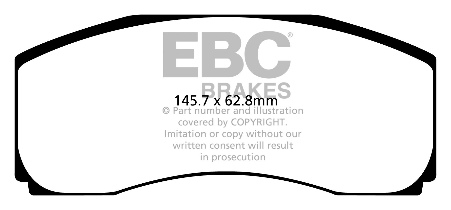 EBC Brakes BMW 520 2.0 TD (F10) 2010-.. Remblokken achterzijde