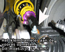 Schroefset KW V1 inox VW Caddy SKN 2020-...2wd; California, Kombi