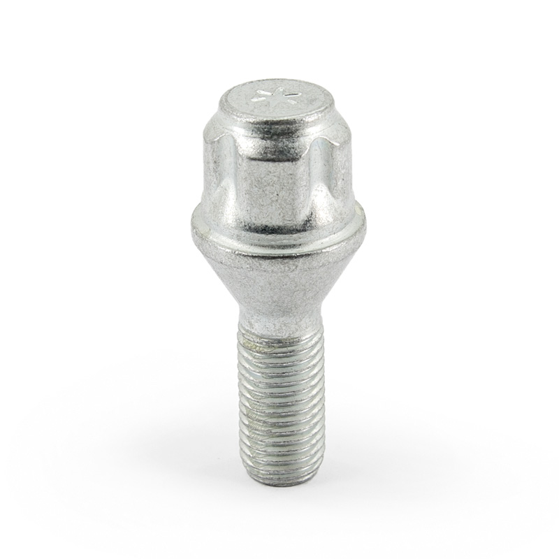 H&R Wielslotenset M12x1.50x26mm konisch - 4 slotbouten incl. adapter
