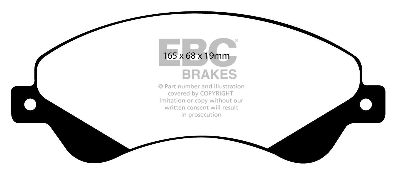 EBC Brakes FORD BEDRIJFSWAGEN Transit 330 FWD 2006-.. Remblokken